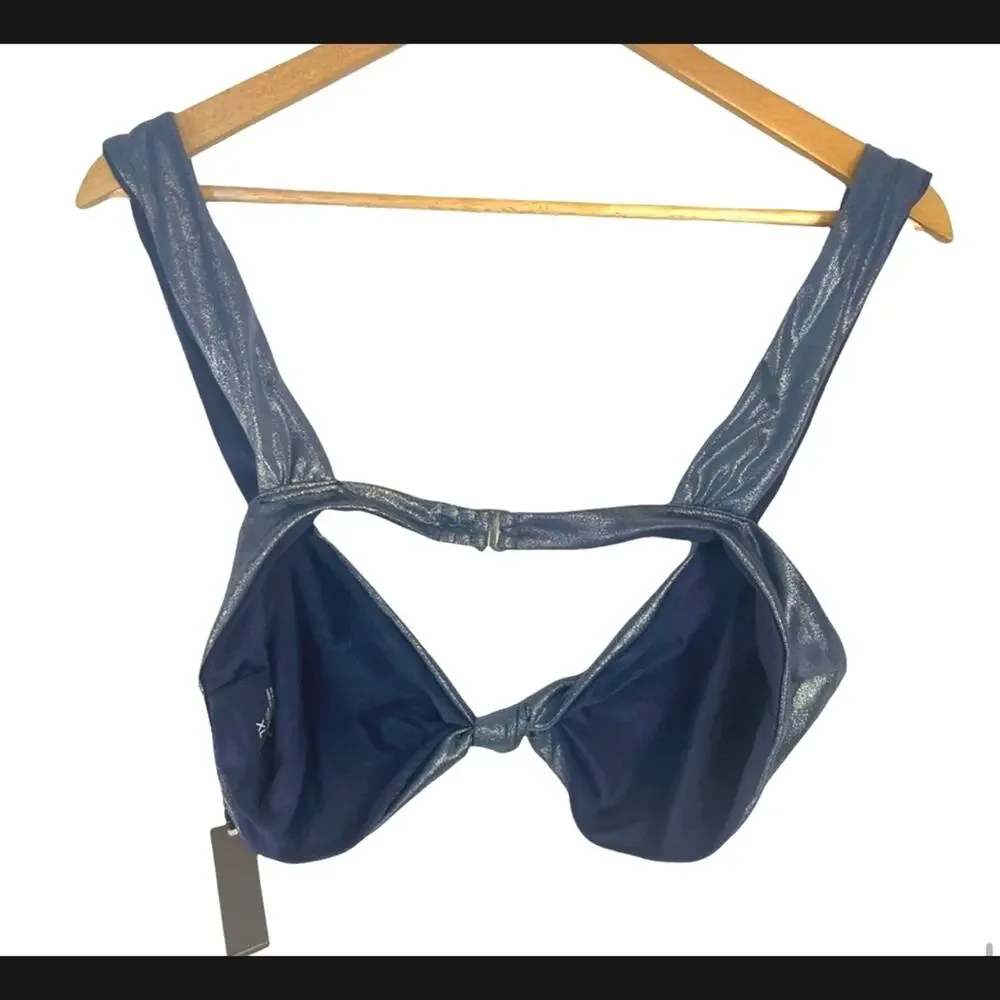 Lovers + Friends Bikini Swimsuit Silver Dusk Sorcha Women's XL NWT - Picture 10 of 15
